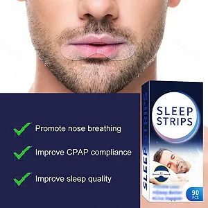 Пластирі для сну Premium, набір 90 шт, пластирі проти хропіння synthetic.ua - Фото 1