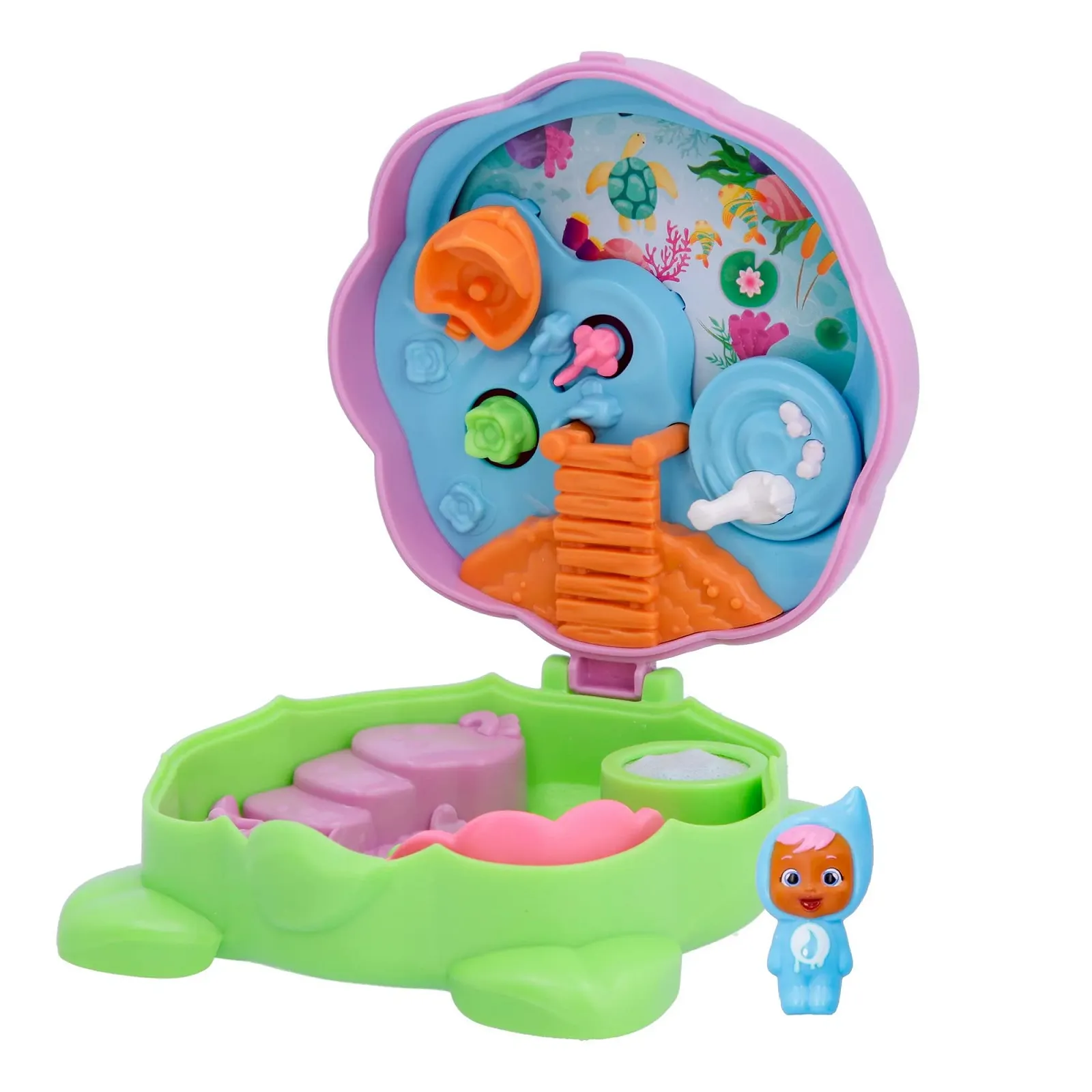 Ігровий набір CRY BABIES Little Changers Aqua Капсула-квітка, фото №1 Ігровий набір CRY BABIES Little Changers Aqua Капсула-квітка, фото №1