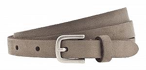 Ремінь Vanzetti Slim Velour W85 Taupe, сіро-коричневий - Фото 1