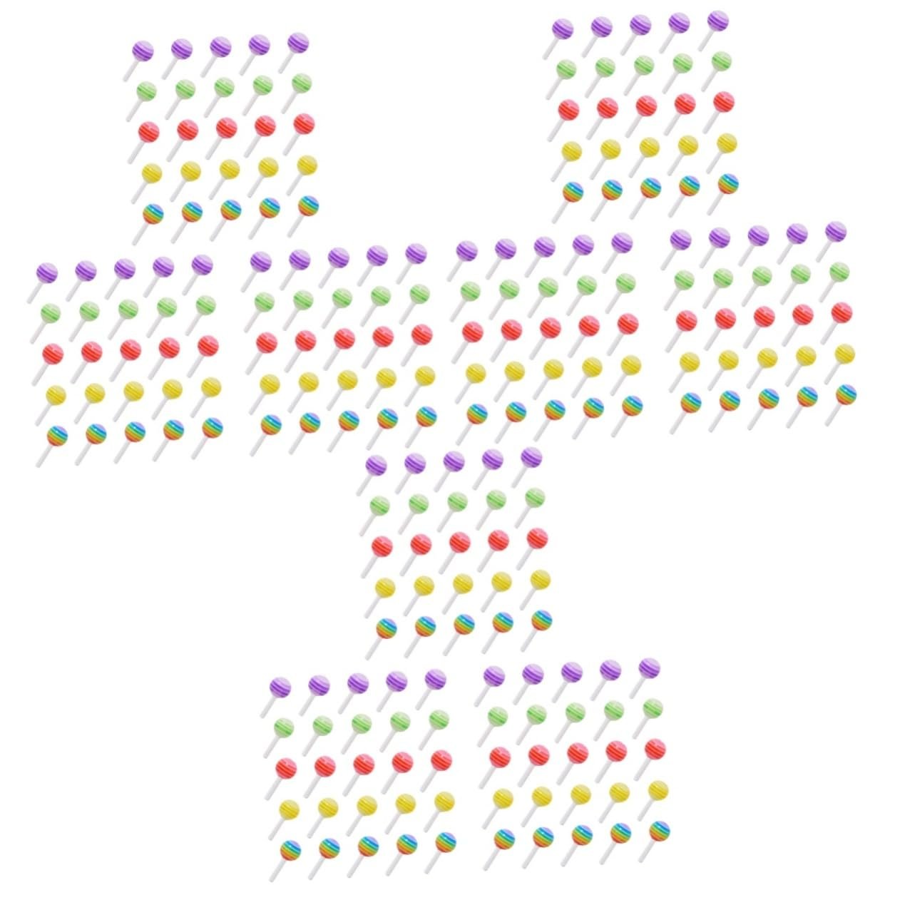 Украшения для ногтей FRCOLOR 75 Аксессуары Подвески Аксессуары Smanicure-Charm Конфеты Жемчуг с плоской задней частью Diy-Flatback-Harz, фото №1