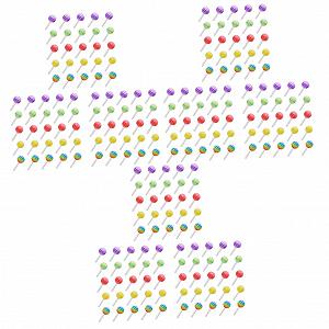 Украшения для ногтей FRCOLOR 75 Аксессуары Подвески Аксессуары Smanicure-Charm Конфеты Жемчуг с плоской задней частью Diy-Flatback-Harz - Фото 1