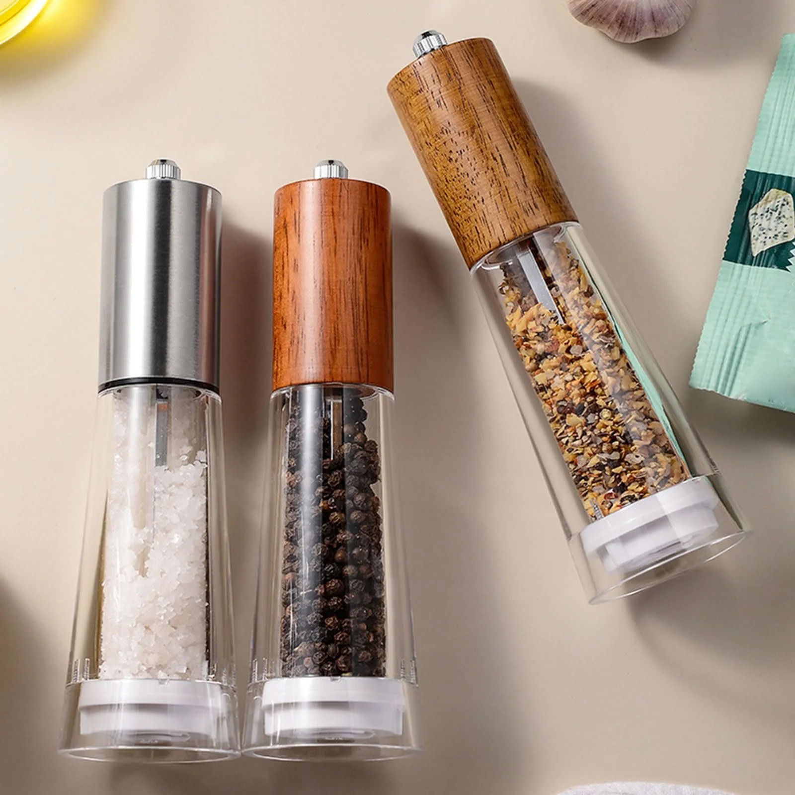 Млин Акрил Регульований Інструмент для помелу спецій, фото №4