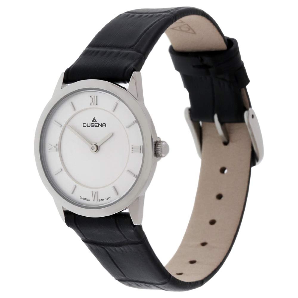 Женские часы Dugena Кварцевые Серебристый Аналоговые Кожа 4460437, фото №3