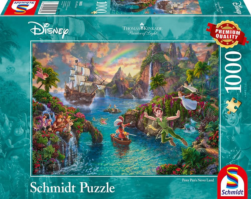 Пазл Schmidt Spiele Disney Peter Pan 59635 1000 элементов Разноцветный, фото №4