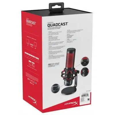 Микрофон HyperX Quadcast HX-MICQC-BK, фото №4