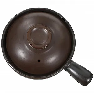 Кастрюля OUNONA керамическая с крышкой термостойкая с одной ручкой - Фото 1