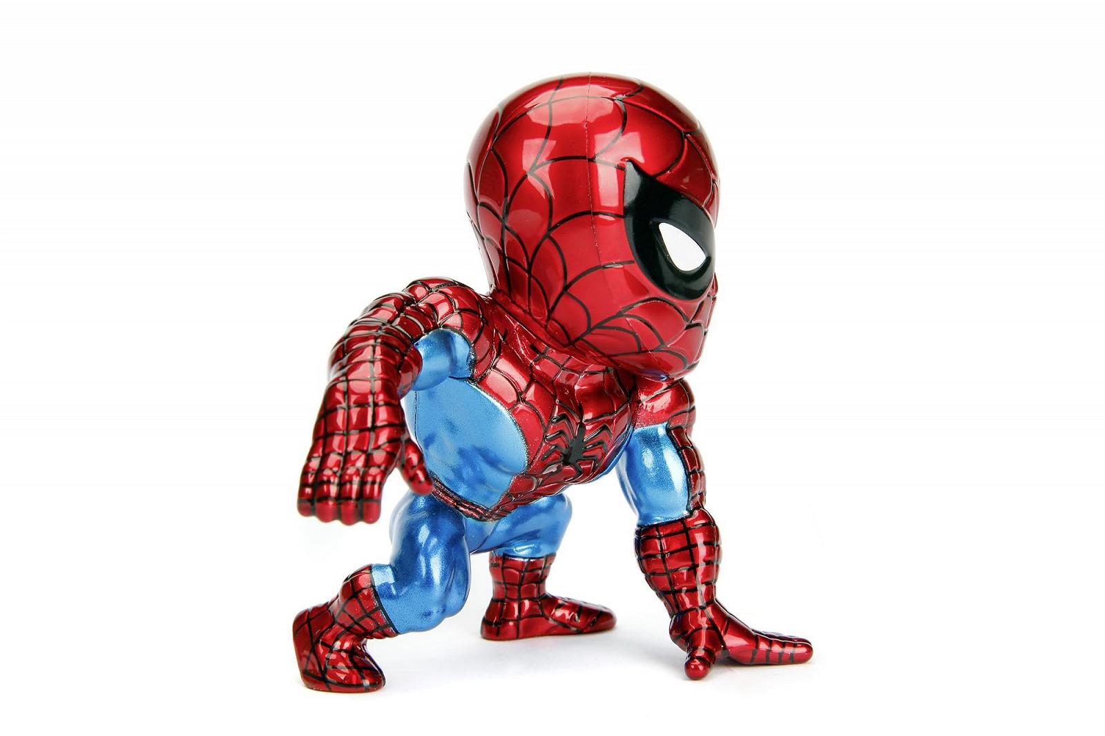 Фігурка Jada Toys Marvel Людина-павук Класичний, Метал, 10 см, Колекційна фігурка, Червоний/Синій, фото №5