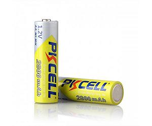 Аккумулятор AA 2800mAh 1.2V Ni-MH rechargeable battery PKCELL 4pcs/card synthetic.ua - Фото 1