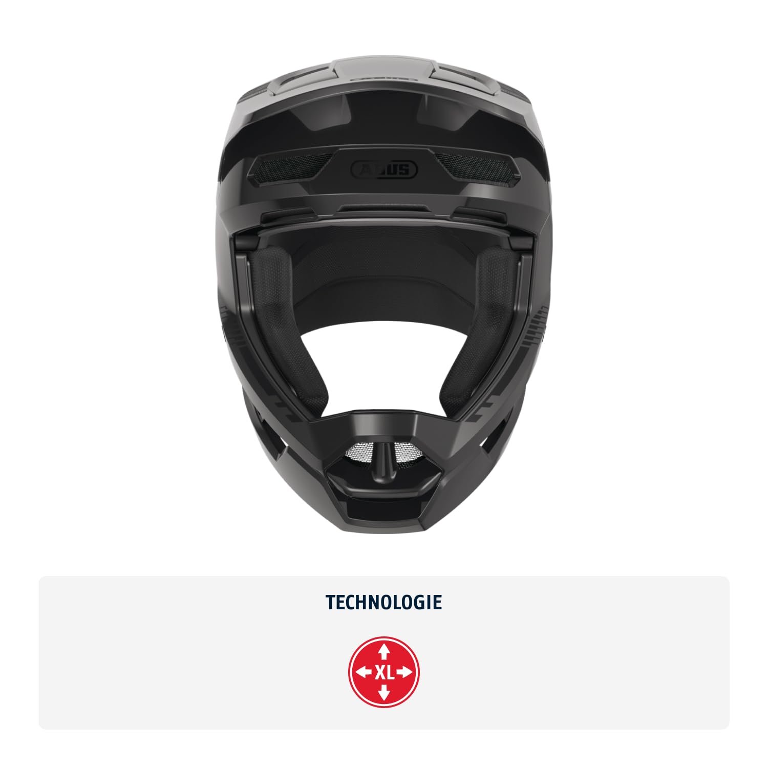 Шолом Downhill ABUS HiDrop, сертифікований ASTM, повнолицьовий шолом із зовнішньою оболонкою ABS для MTB: Downhill, Enduro і Bikepark - для дорослих і молоді, фото №2