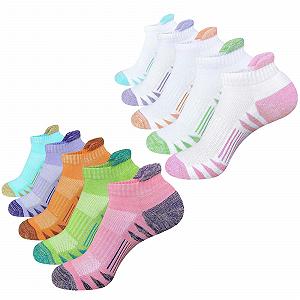 Носки Trainer Хлопковые Спортивные Женские Короткие Носки для бега с подкладкой, 10 пар - Фото 1