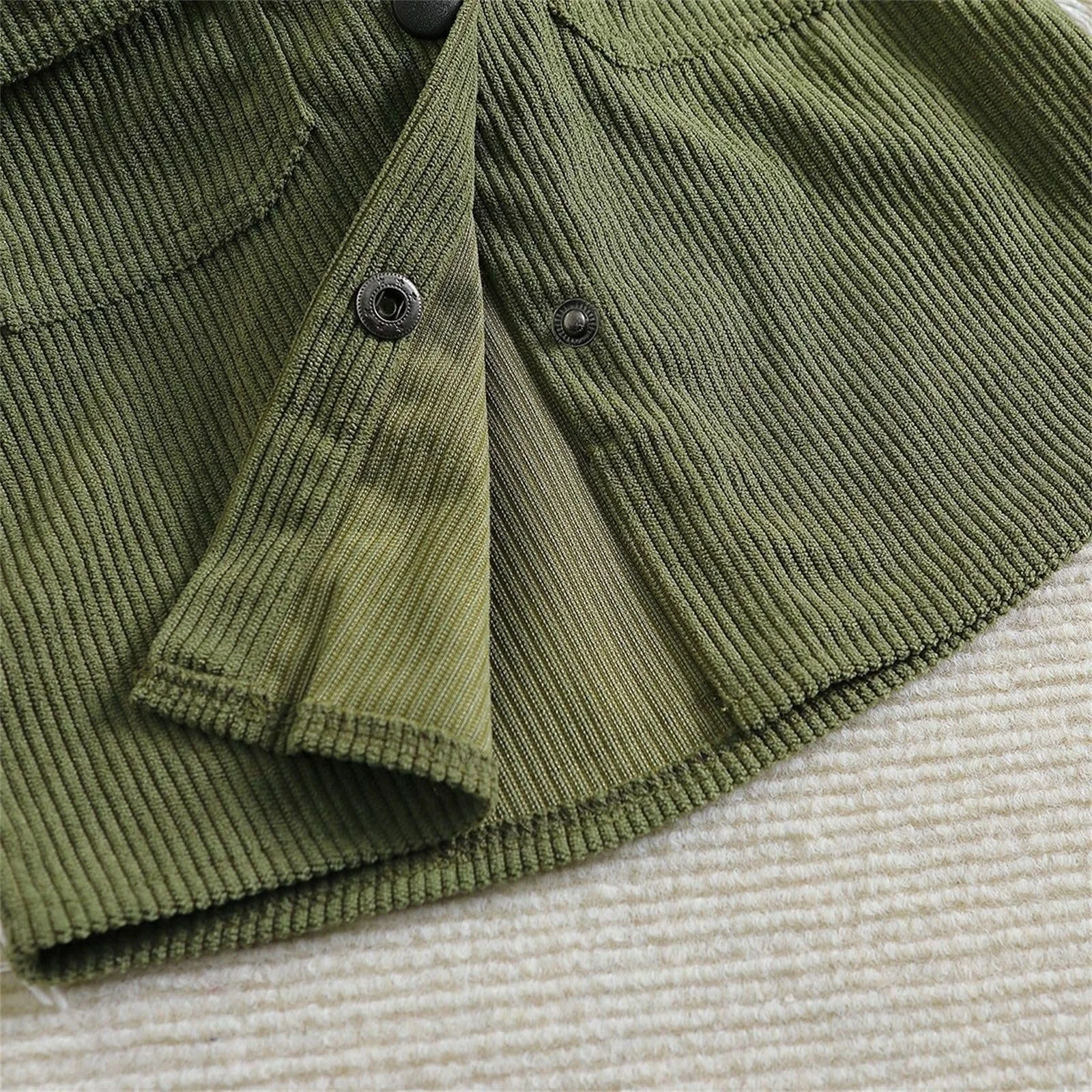 Куртка Mjjsk дитяча з капюшоном для хлопчиків, вельветова, стильна на ґудзиках, м'яка, тепла, зручна, осінь, зима, модна, трендова, фото №3