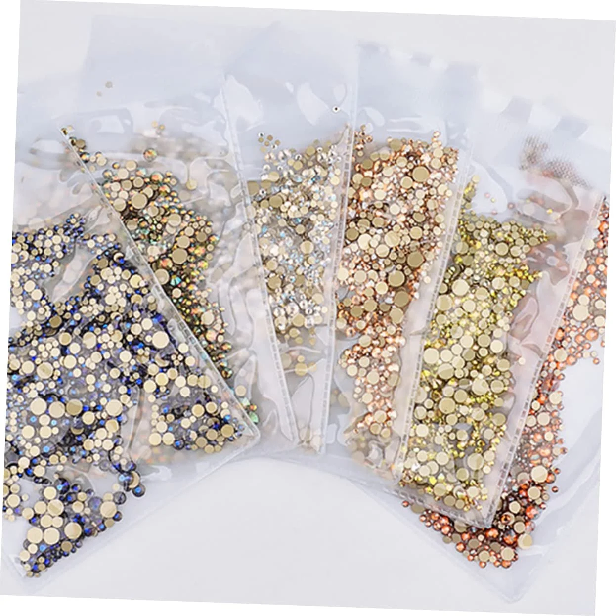 Стразы Тип PLAFOPE 1440шт. Смешанные, фото №4