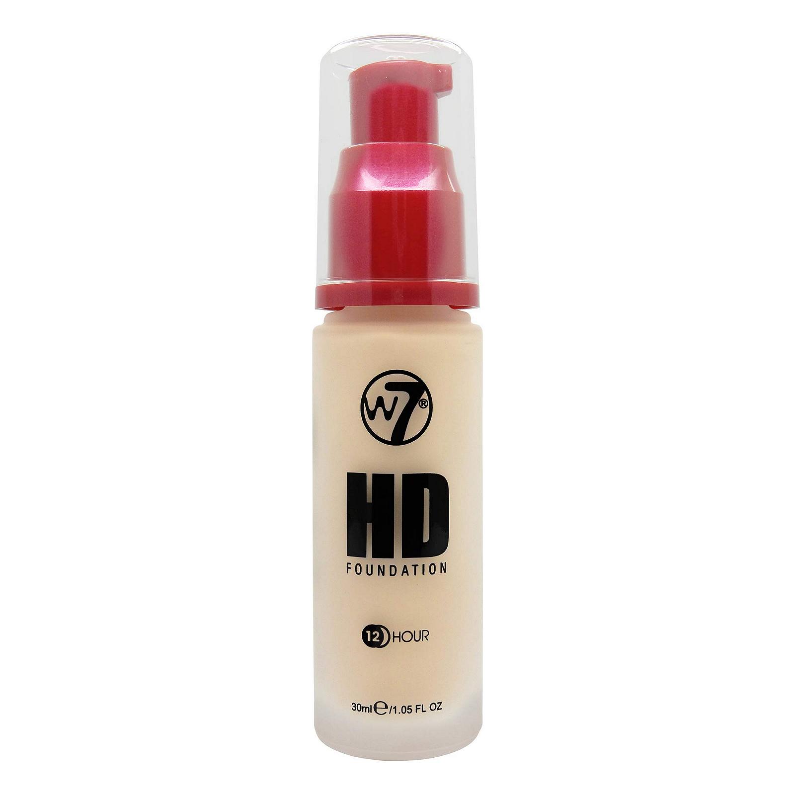 Тональный крем W7 HD Foundation Buff Лёгкая-до-средняя покрытие, фото №1 Тональный крем W7 HD Foundation Buff Лёгкая-до-средняя покрытие, фото №1
