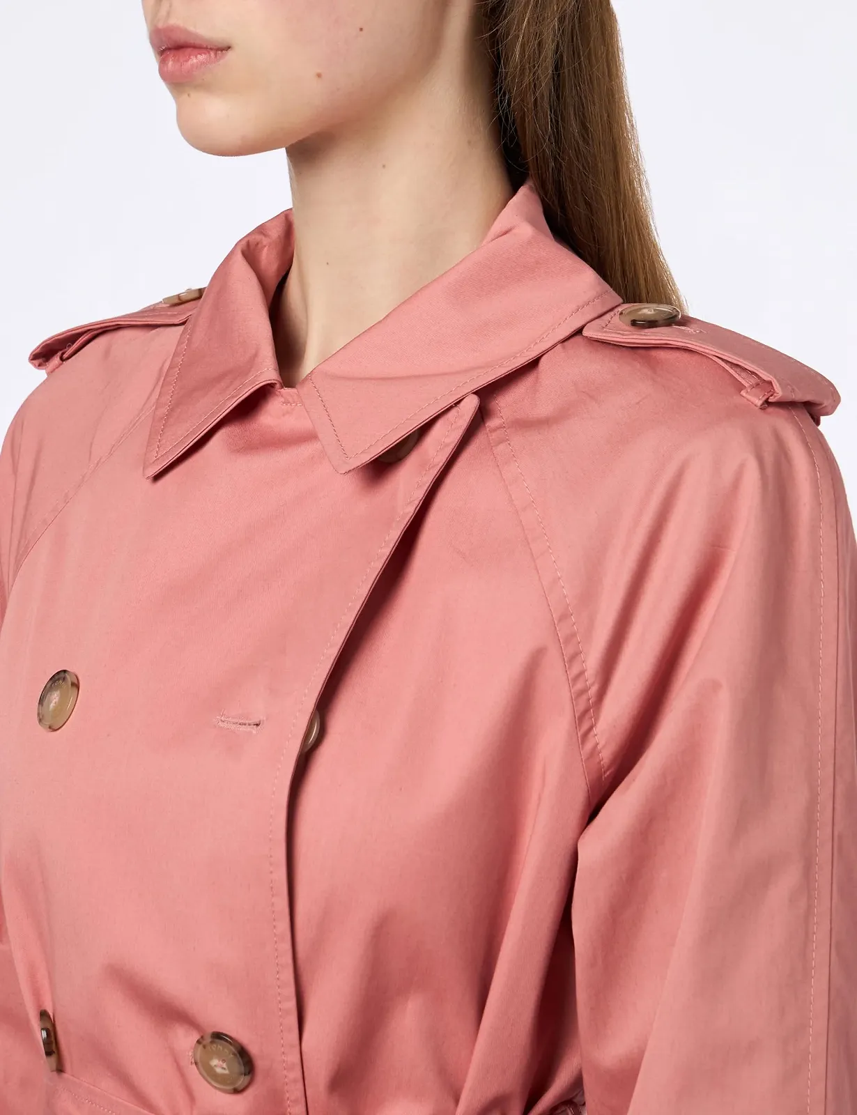 Тренч Tommy Hilfiger Бавовняний Короткий Жіночий, фото №2 Тренч Tommy Hilfiger Бавовняний Короткий Жіночий, фото №2