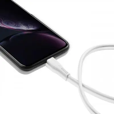 Дата кабель USB Type-C to Lightning 1.2m MFI White Canyon (CNS-MFIC4W), фото №4 Дата кабель USB Type-C to Lightning 1.2m MFI White Canyon (CNS-MFIC4W), фото №4