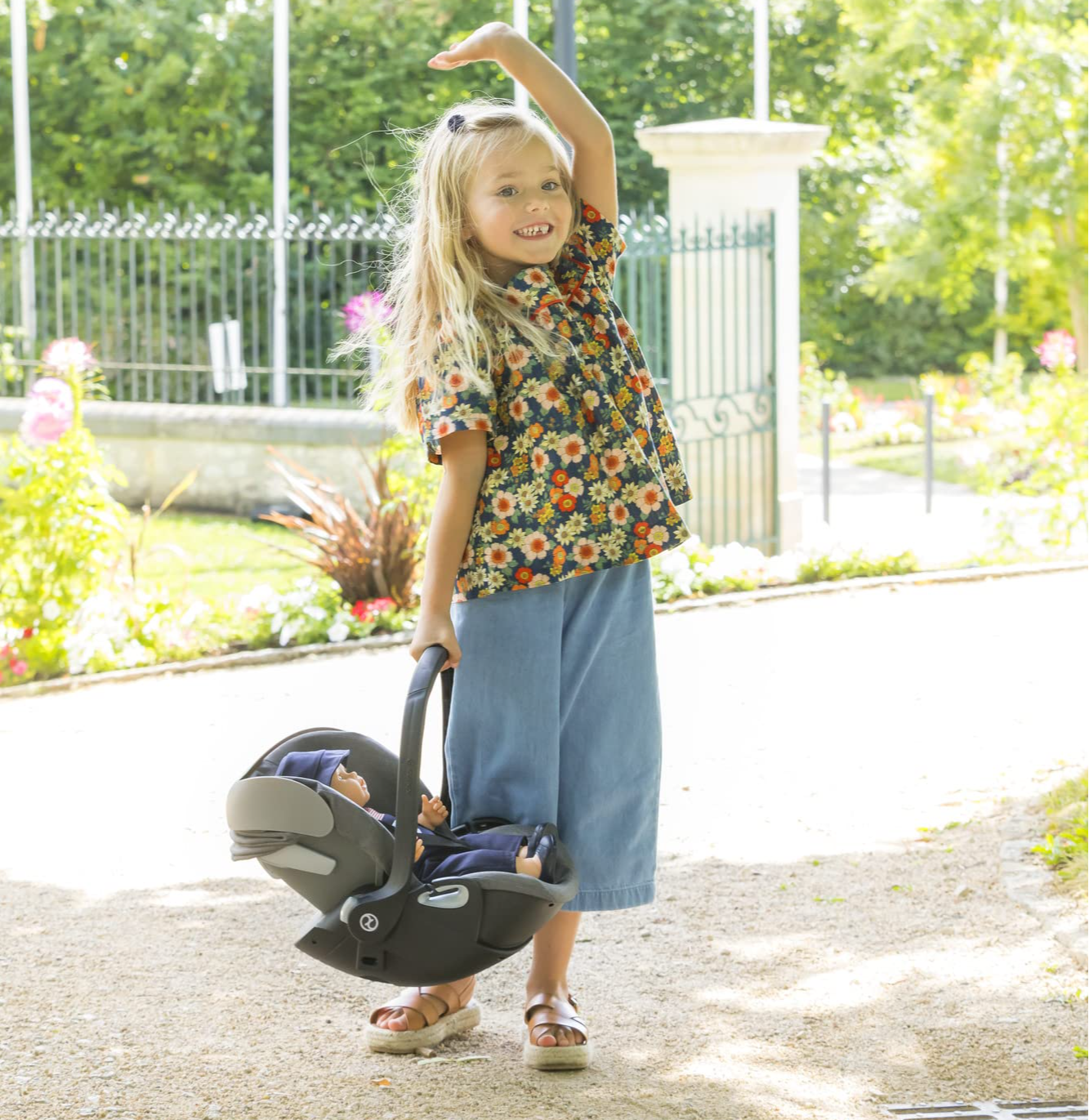 Переноска та колиска для ляльок Corolle Cybex 2-in-1 / 36-42 см / від 3 років / Чорний, фото №7