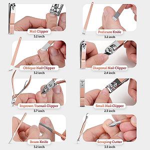 Набір для манікюру та педикюру 18 шт. Синій ціна на synthetic.ua - Фото 1 Набір для манікюру та педикюру 18 шт. Синій synthetic.ua - Фото 1