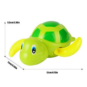 Набор игрушек для ванны (3 шт.) Черепаха Заводной механизм synthetic.ua - Фото 1