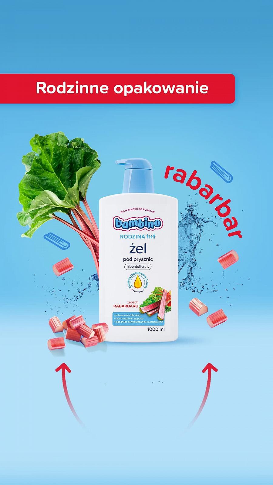 Гель для душу Bambino Famille 1000 мл, фото №5 Гель для душу Bambino Famille 1000 мл, фото №5