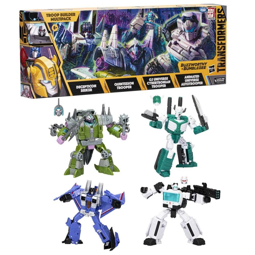 Ігрові фігурки Hasbro Transformers Buzzworthy Bumblebee Troop Builder Multipack Набір з 4 штук, фото №1