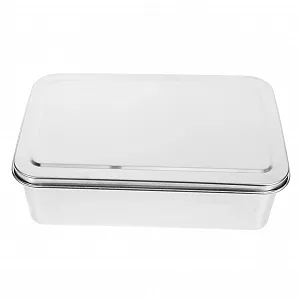 Форма для випічки хліба металева з нержавіючої сталі з кришкою зносостійка - Фото 1