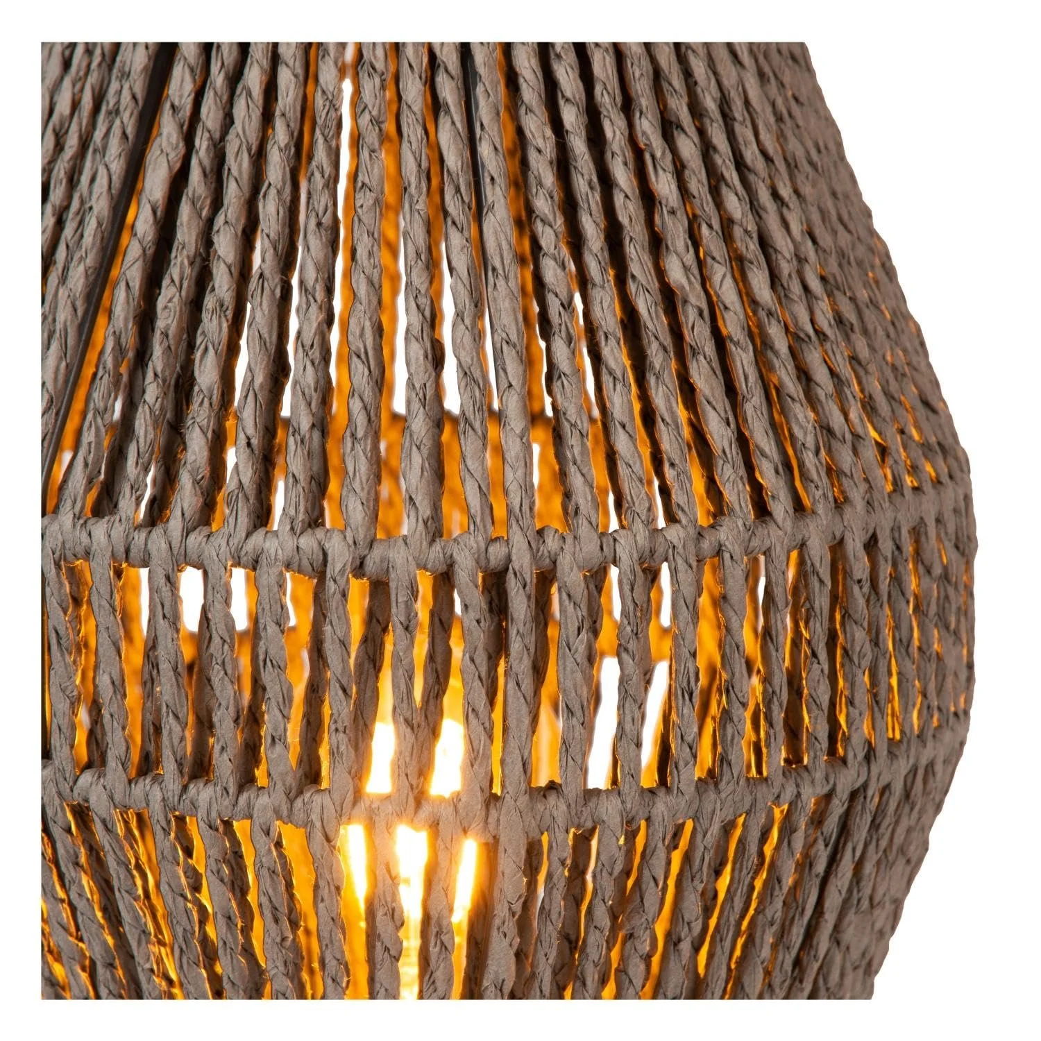 Настільна лампа LUCIDE CORDULLE 1 x E27 Сіра, фото №4