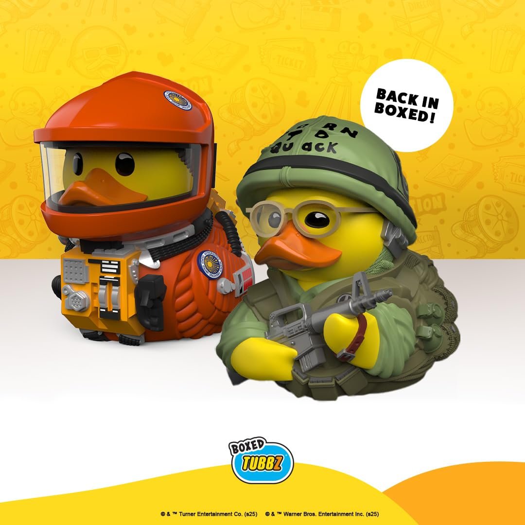 Фігурка вінілова качка SGT J.T. Davis Cosplay Rubber Duck серії TUBBZ Box Edition Kubrick Full Metal Jacket, фото №6