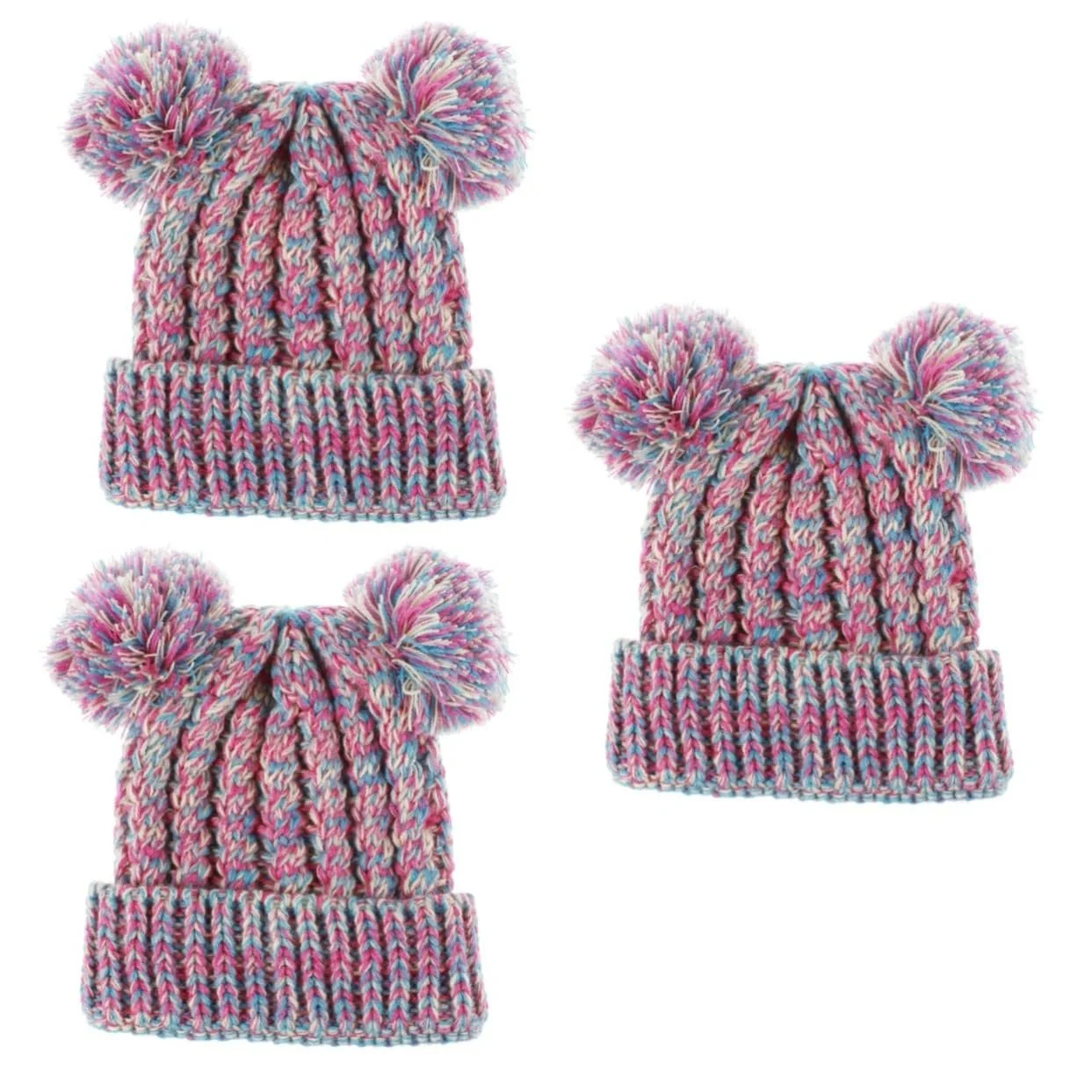 Вязана шапка CALLARON з помпоном для дівчинки, фото №1 Вязана шапка CALLARON з помпоном для дівчинки, фото №1