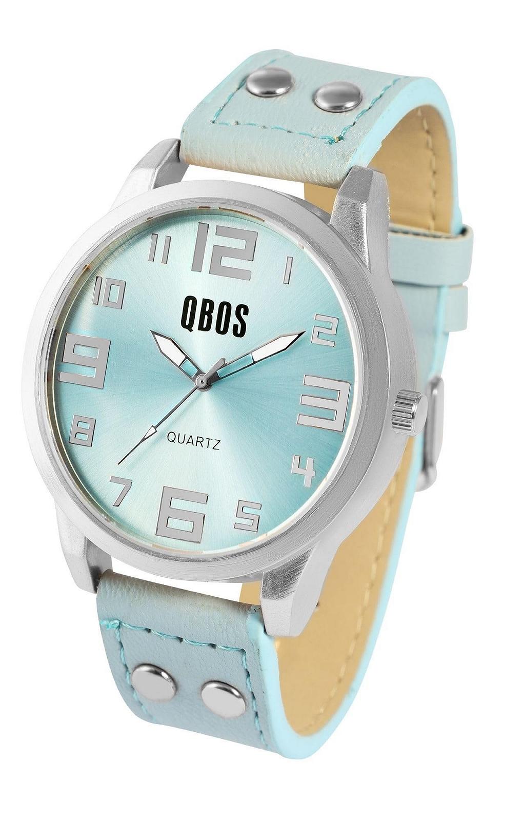 Унісекс годинник QBOS з ремінцем зі штучної шкіри, фото №4