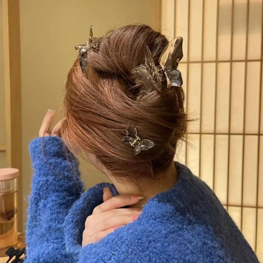 Заколки для волос Yjcnelcr в форме бабочки для женщин для банкетов и вечеринок, фото №6