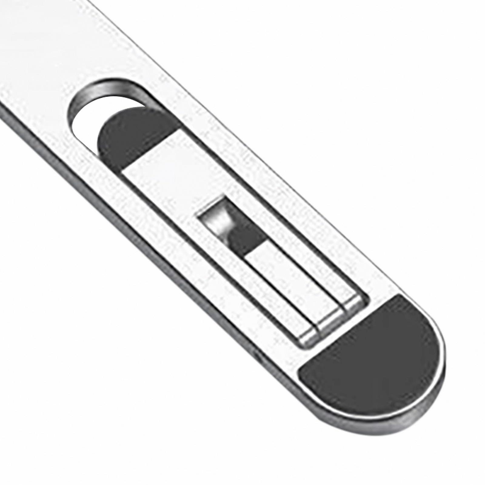 Подставка для ноутбука Invisible, складная подставка для ноутбука, регулируемая подставка для компьютерной клавиатуры, алюминиевая охлаждающая подставка для ноутбука, эргономичный дизайн Серебристый, фото №8