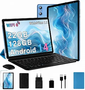 Планшет 10.1" Biegedy B22 6+16/128Gb 8 ядер Android 14 6000 mAh Blue - Фото 1