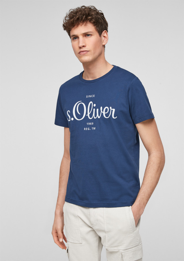Футболка 130.11.899.12.130.2057432-5693 s.Oliver Синій M, фото №1