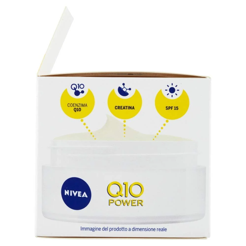 Денний крем Nivea Q10 Power проти зморшок SPF15 50 мл, фото №6 Денний крем Nivea Q10 Power проти зморшок SPF15 50 мл, фото №6