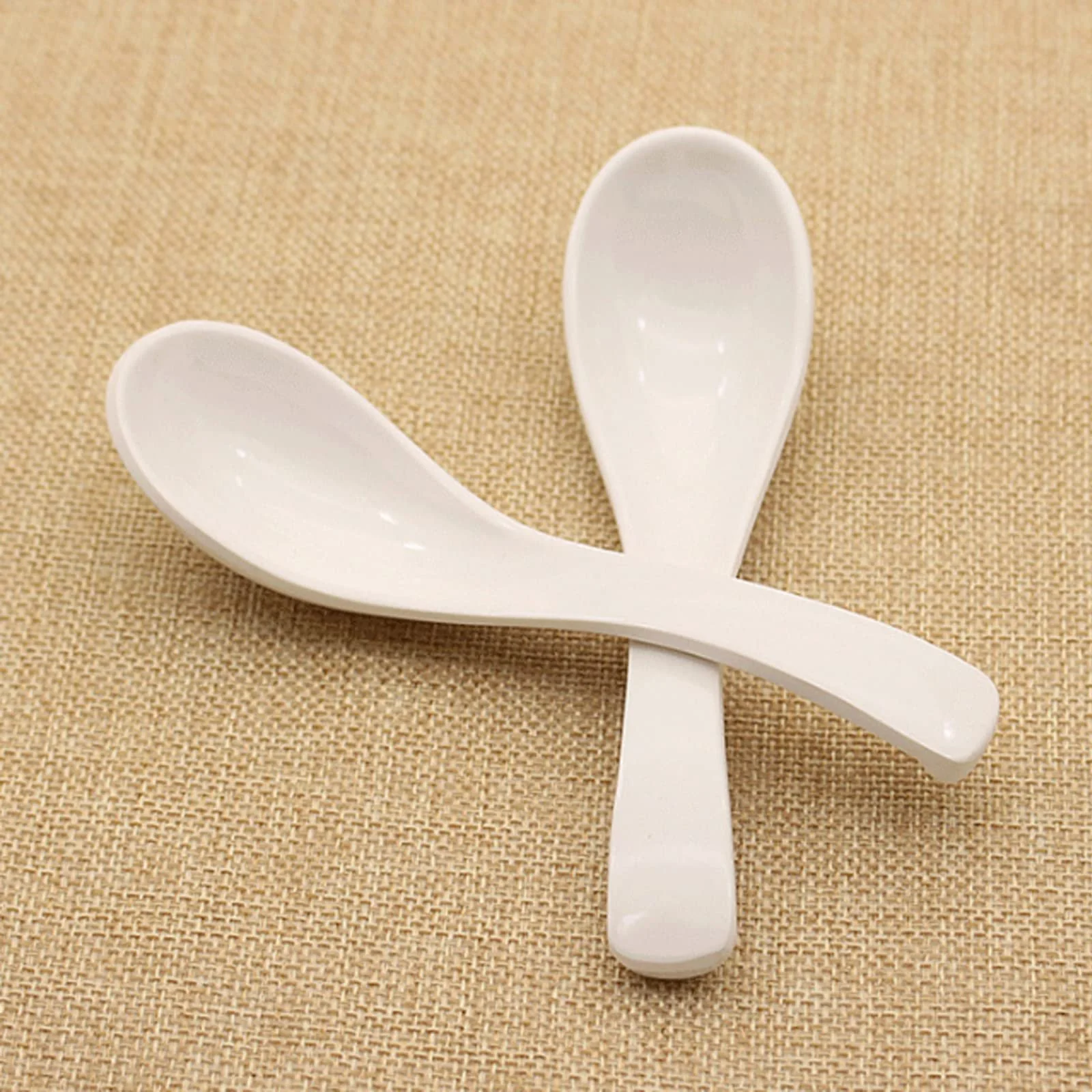 Ложка Супова Melamine Набір 10 штук Білий, фото №2