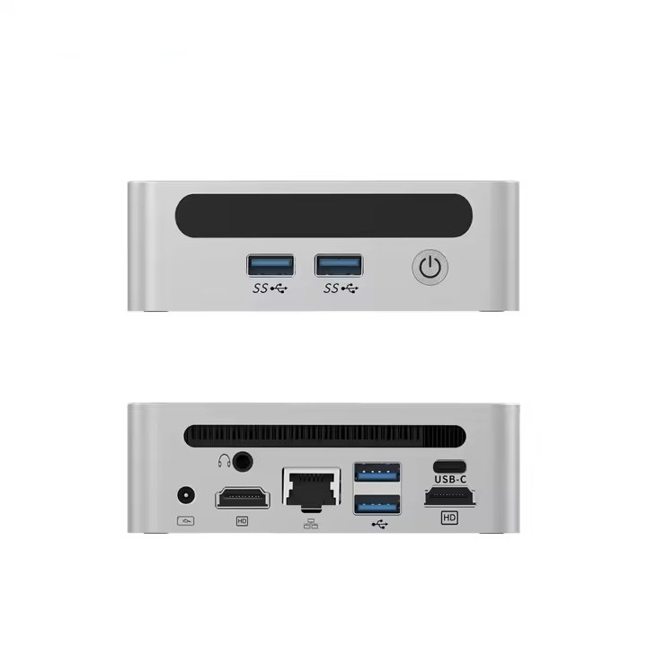Міні-Пк GenMachine Ren Pro 6000 / Ryzen 7 6800H / RAM 32GB / SSD 512GB / LAN / Wi-Fi / Bluetooth / Windows 11 / Cірий, фото №5