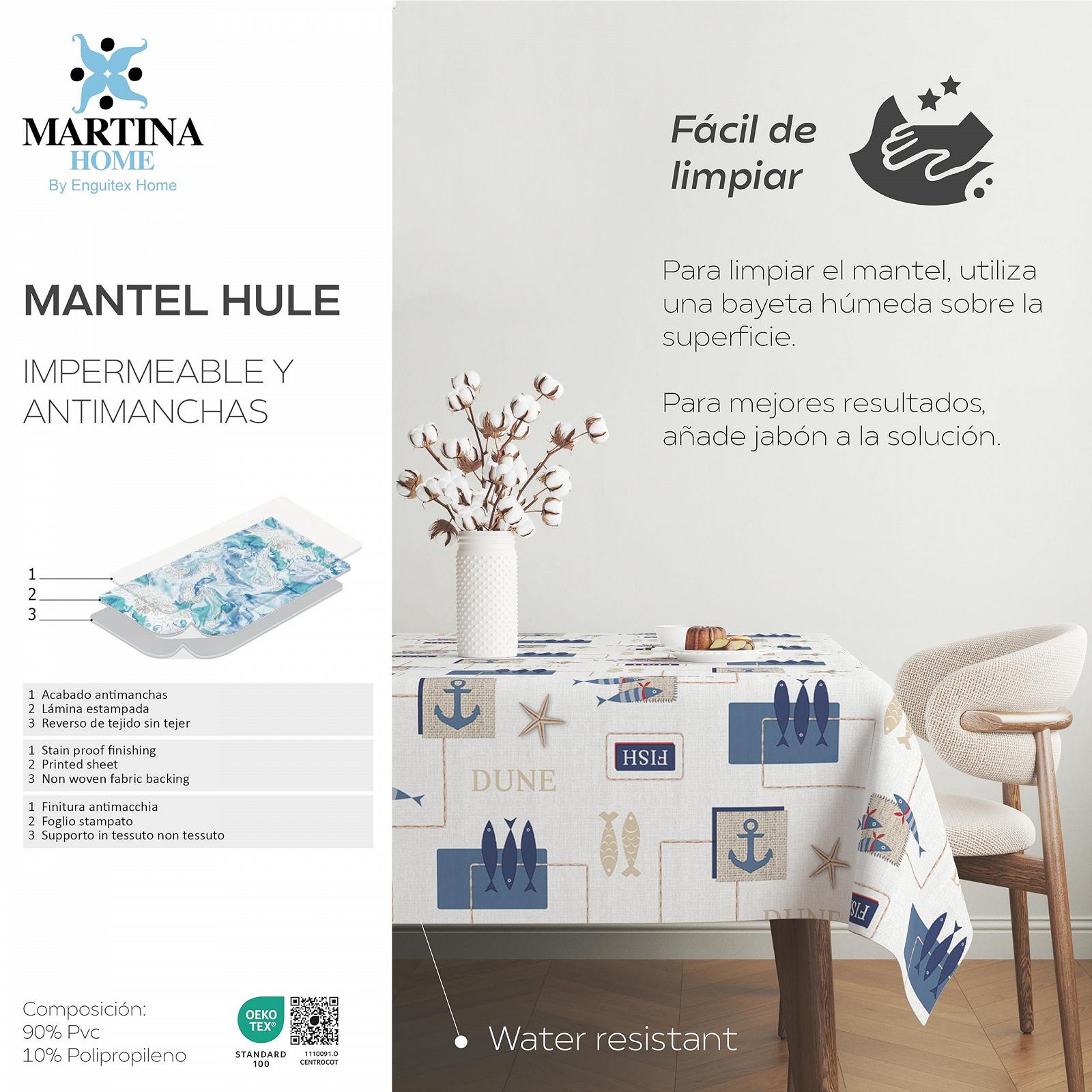 Скатертина Martina Home Sea Клейончаста Синя 100 x 140 см, фото №3