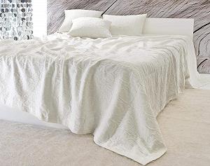 Покривало Wohnen & Accessoires GmbH & Co. KG Elegant "Fleur" Тканина 100% Бавовна 260 x 300 см Білий synthetic.ua - Фото 1