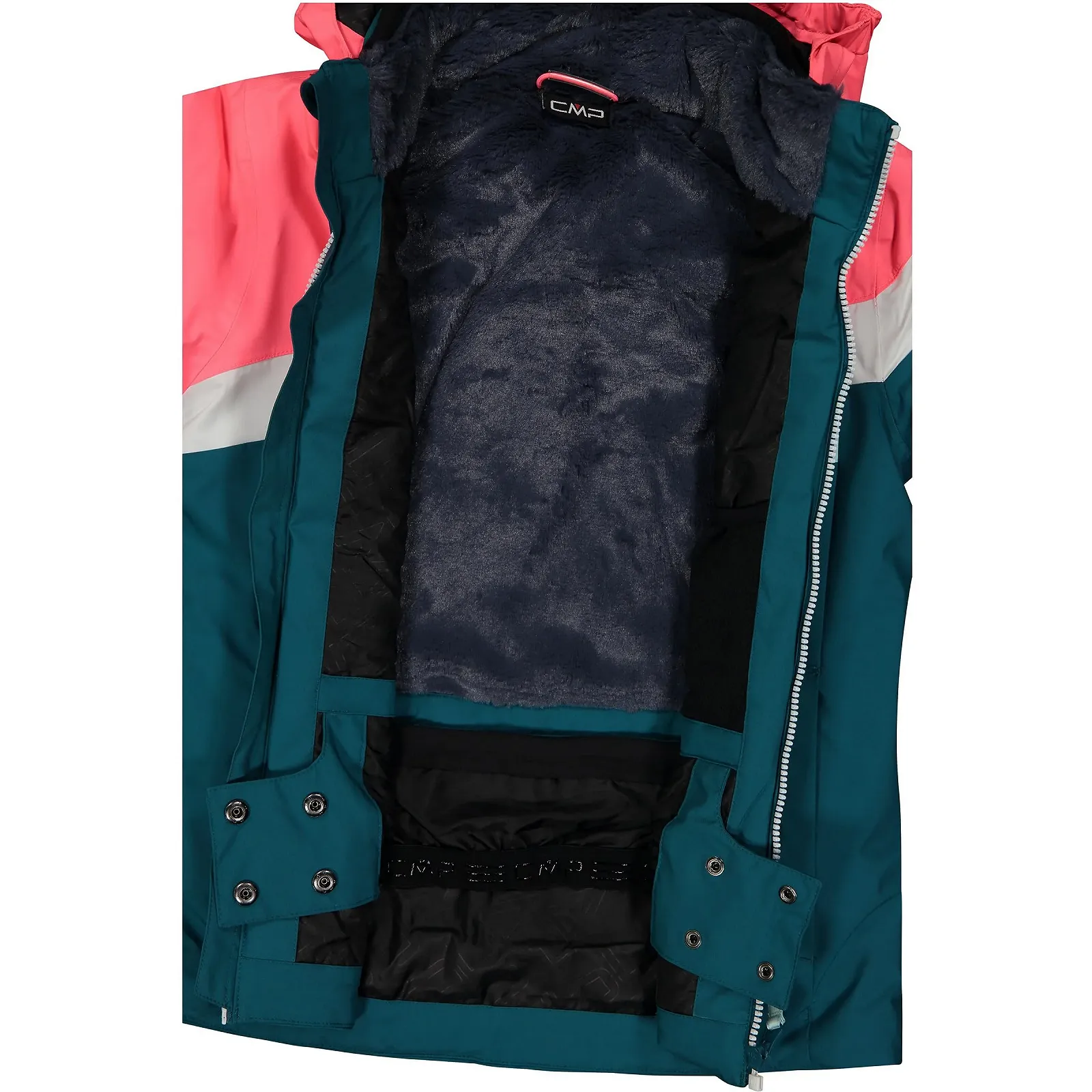 Куртка CMP Kid G Jacket Snaps Hood Teal, фото №5 Куртка CMP Kid G Jacket Snaps Hood Teal, фото №5