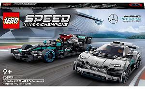 Конструктор Лего LEGO Speed Champions Mercedes-AMG F1 W12 E Performance та Mercedes-AMG Project One (76909) - Фото 1