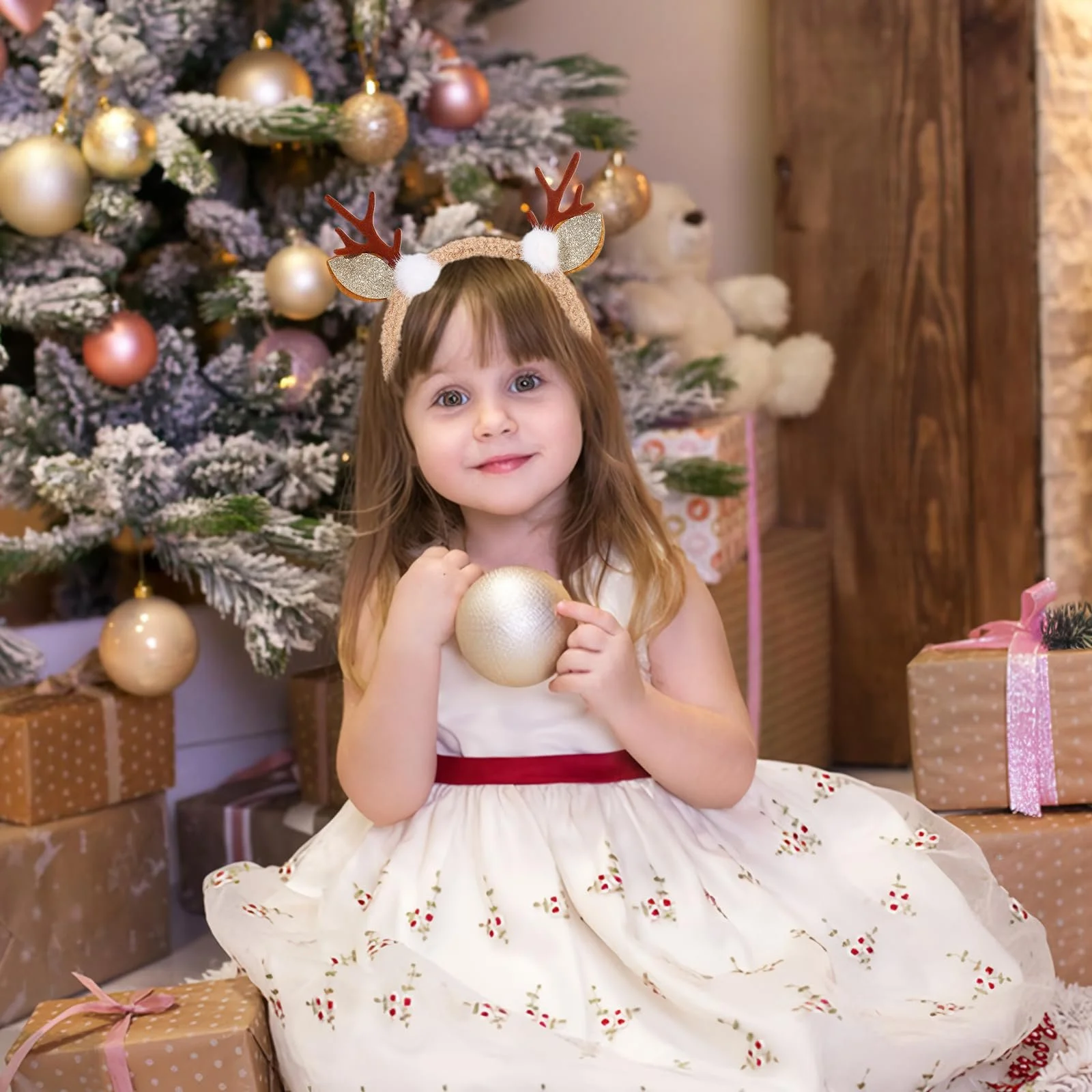 Набір з 2 Різдвяних обручів на голову, фото №5