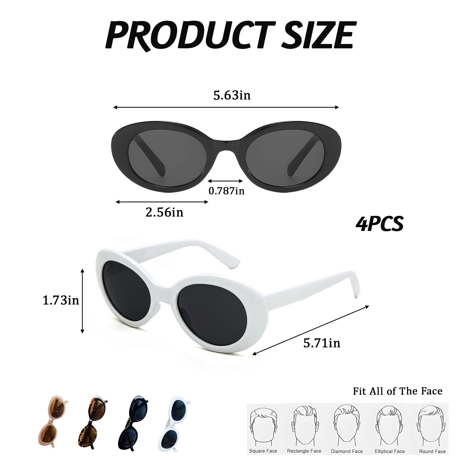 Женские солнцезащитные очки, набор, фото №7