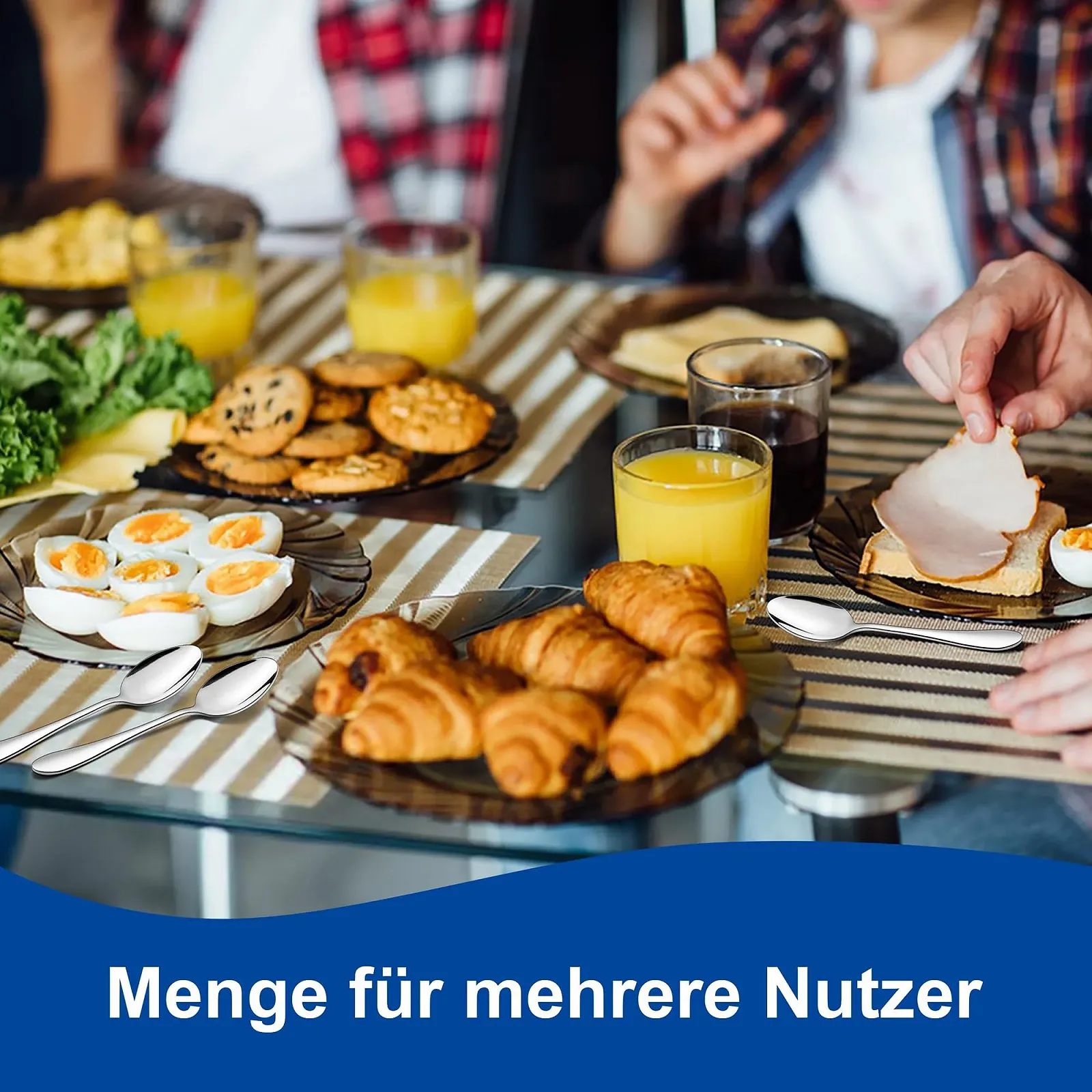 Ложка чайна Herogo набір 24 шт, 13.5 см, з нержавіючої сталі, полірована, фото №7