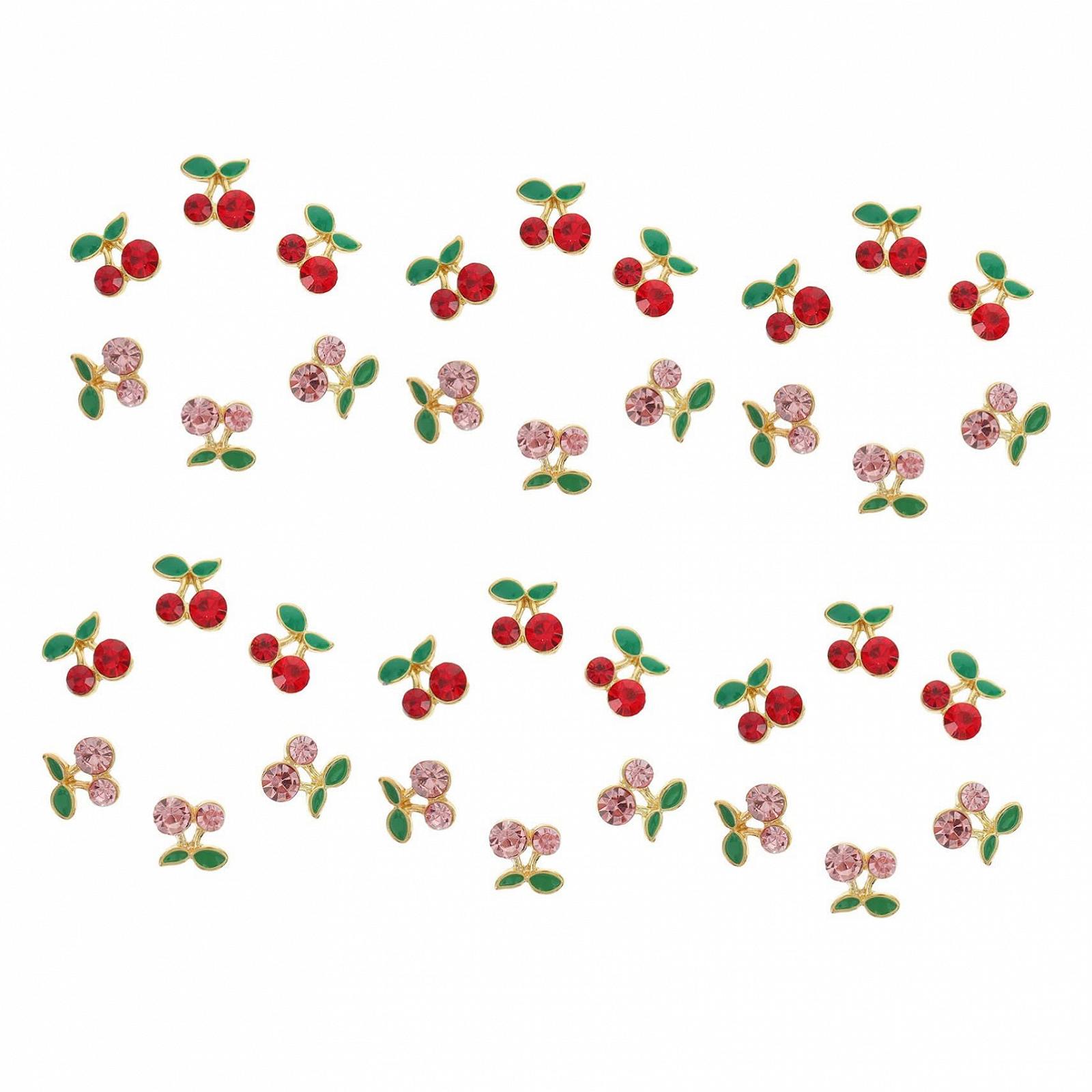 Прикраса для нігтів Вишня 3D 36 шт., фото №1