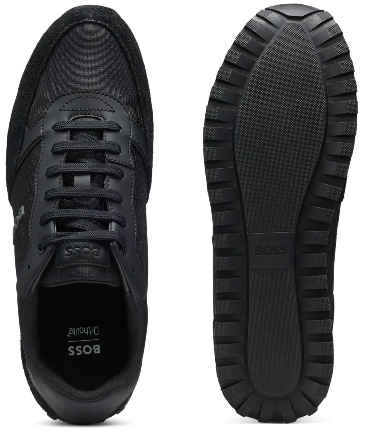 Мужские кроссовки BOSS Parkour-L Runn / Черные, фото №4