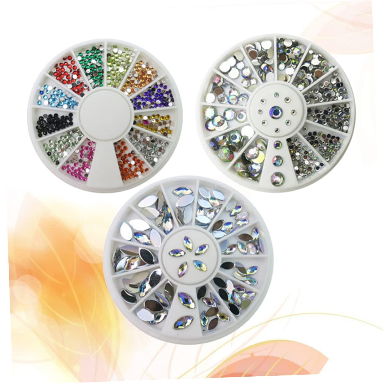 Стразы Тип FOMIYES Камни для ногтей, акриловых ногтей, плоские стразы, стеклянные заклепки, кристаллы, аксессуары, блестящие кристаллы, фото №9