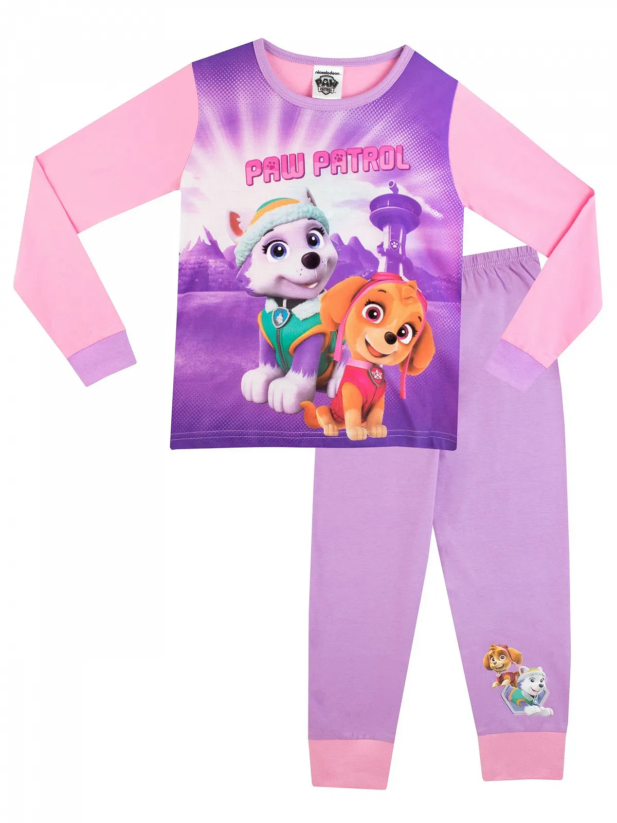 Пижама для девочек Paw Patrol Эверест и Скай, фото №1 Пижама для девочек Paw Patrol Эверест и Скай, фото №1
