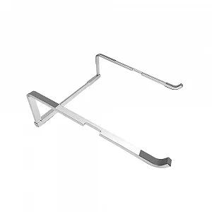 Подставка для ноутбука, Алюминиевая портативная съемная подставка для ноутбуков 12-17 дюймов, Серебристый - Фото 1