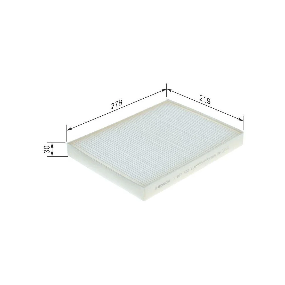 Фильтр салона BOSCH 1 987 432 114 VW, фото №1