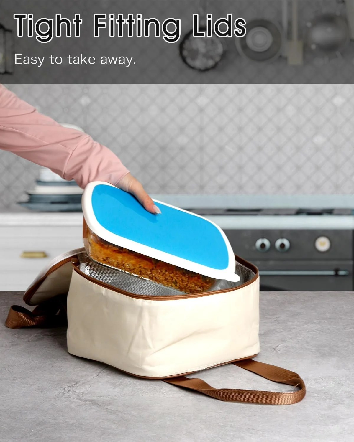 Форма для запекания NUTRIUPS Mini с крышкой 22 x 17 см 1.25 л Glass, фото №6